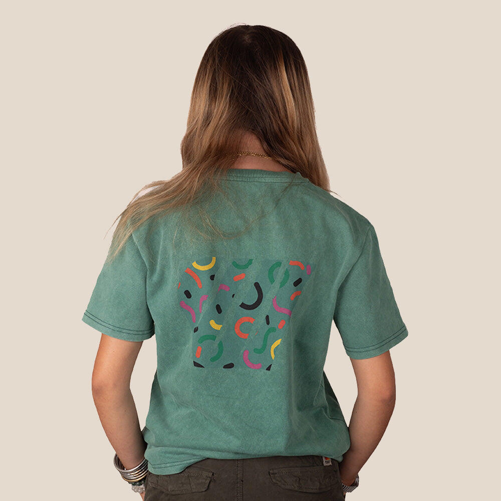 Camiseta de algodón lavado – Verde 4/6