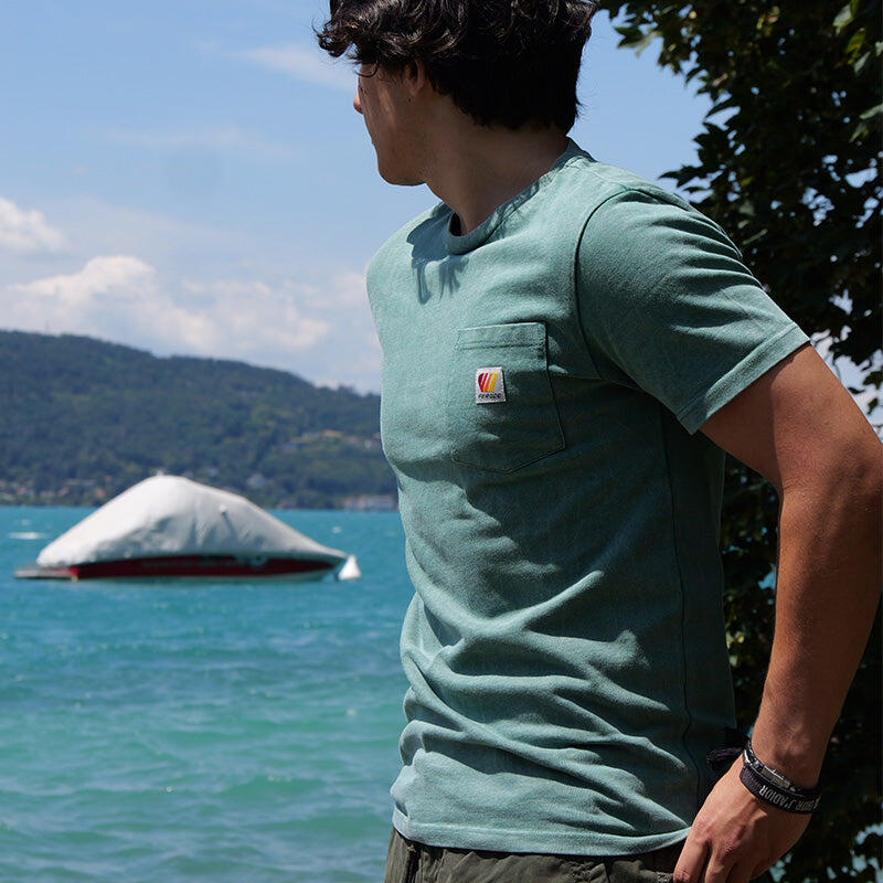 Camiseta de algodón lavado – Verde 5/6