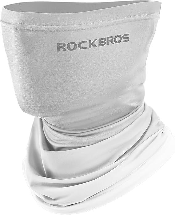 ROCKBROS Hellgraues Kühlendes Gesichtsband für Outdoor-Aktivitäten