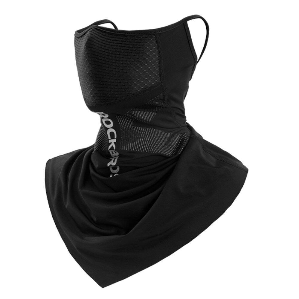 ROCKBROS Balaclava Anti-UV ROCKBROS de Tecido Gelado - Preta