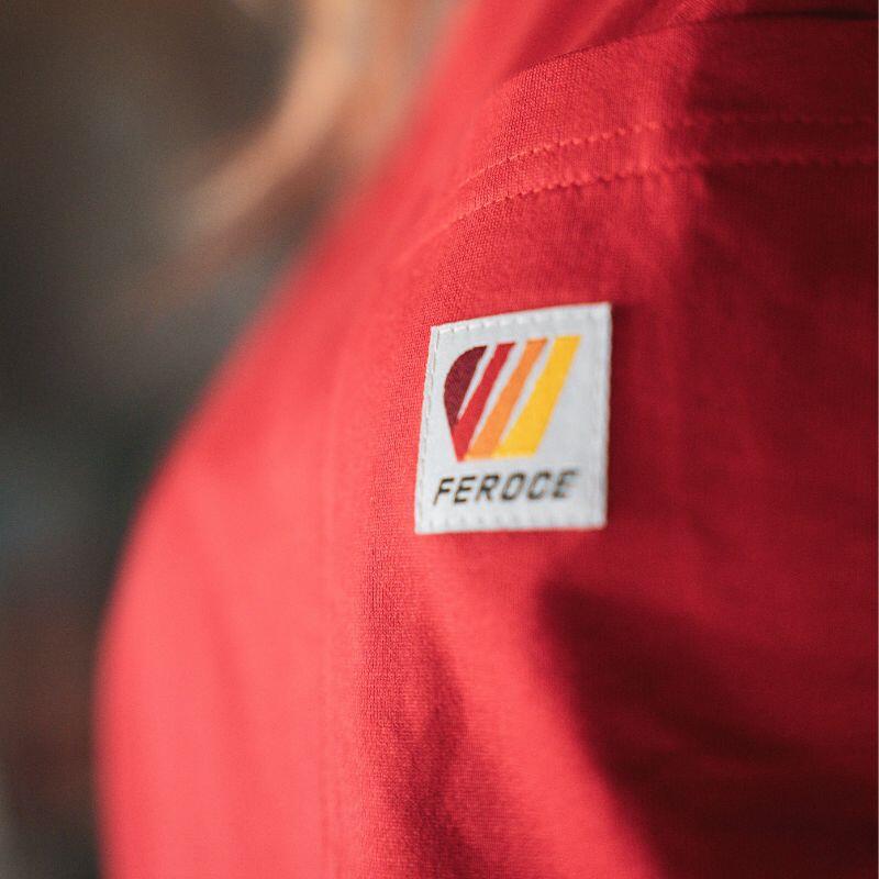 T-shirt van biologisch katoen – Rood 2/4