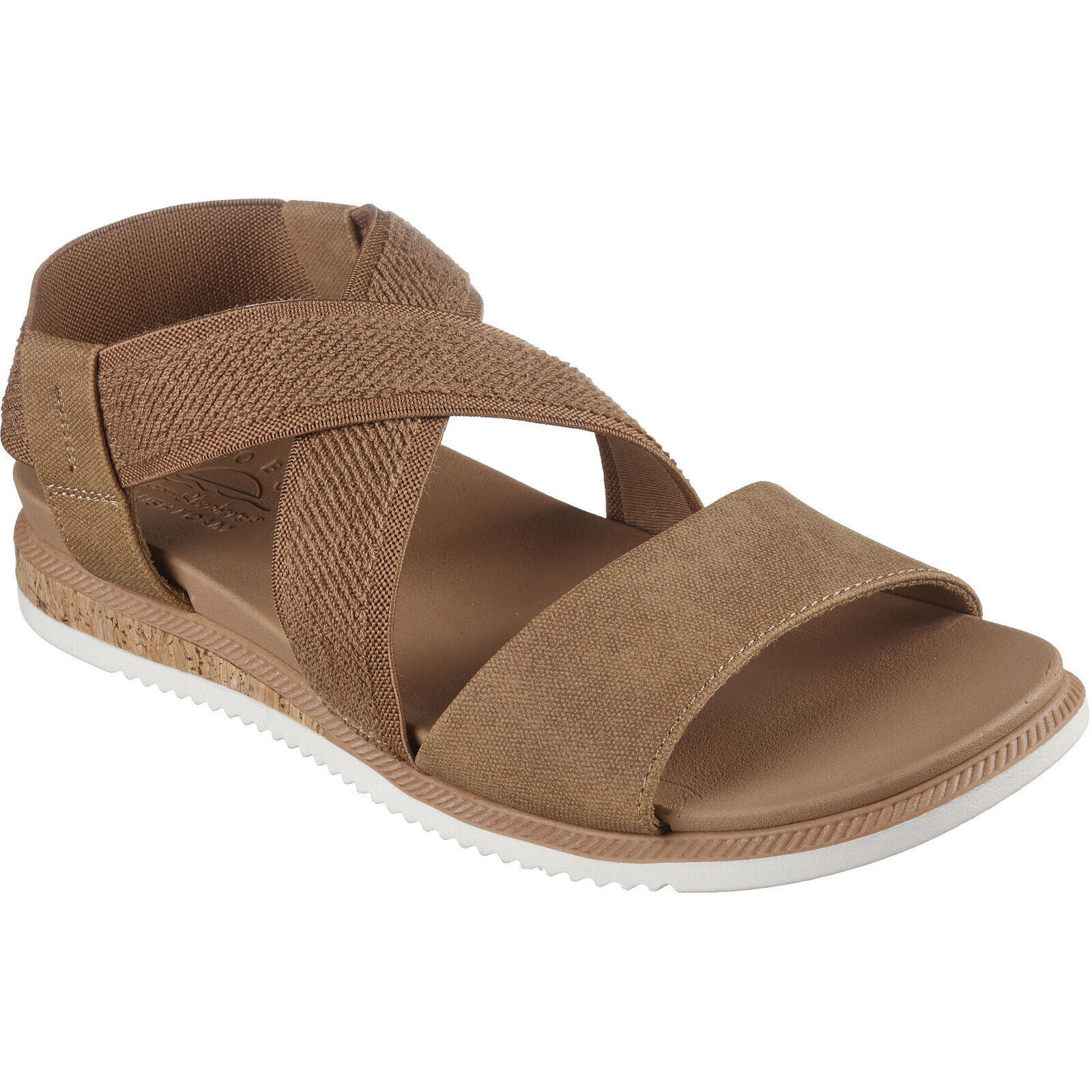 Sandálias skechers desert kiss low, castanho, mulheres