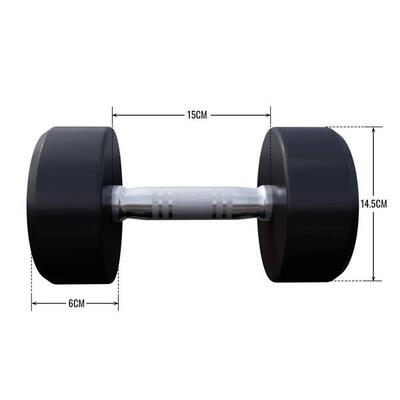 Dumbbell - 20 kg - halter - vaste dumbell - gietijzer