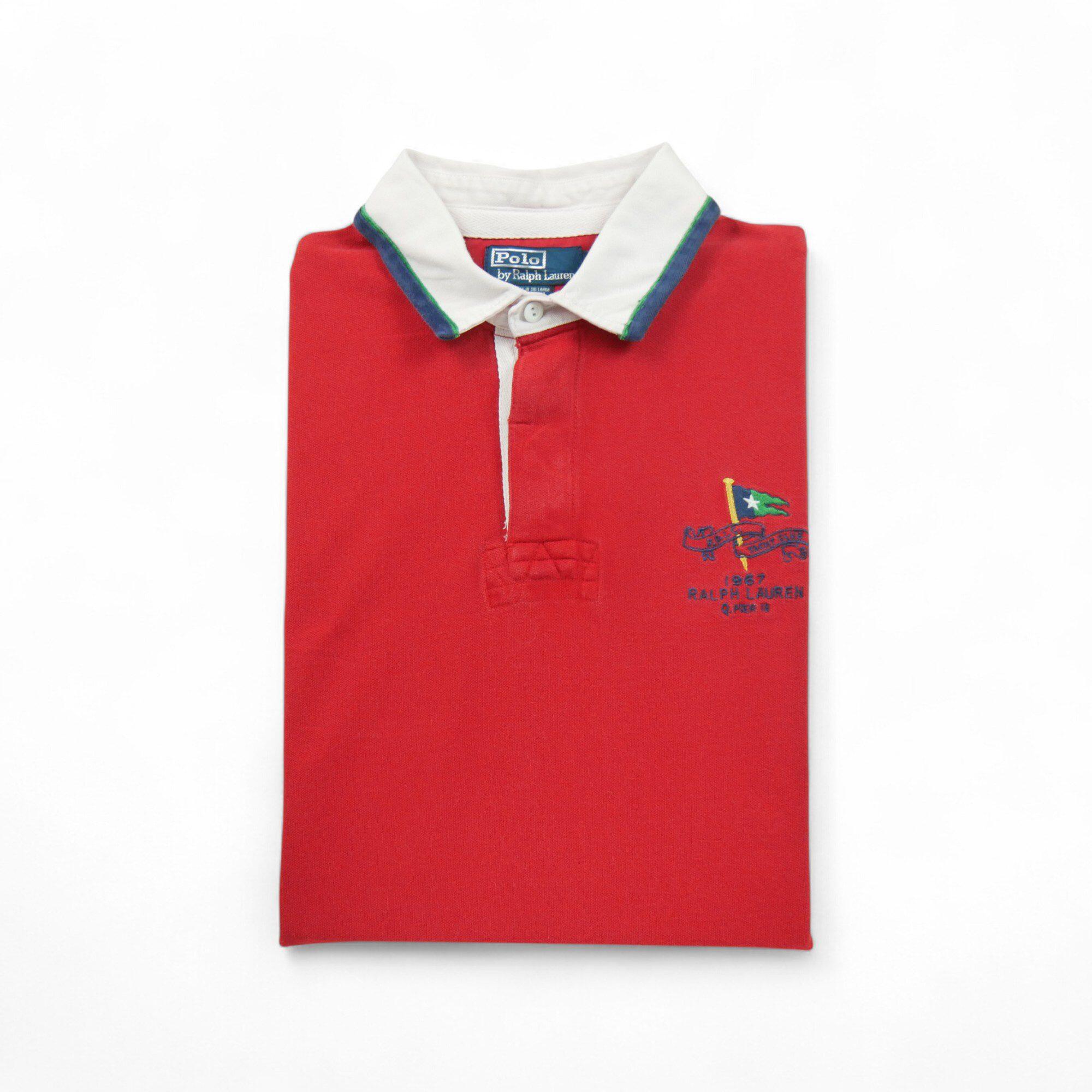 RALPH LAUREN Reconditionné - Polo manches courtes Homme Rouge - Excellent