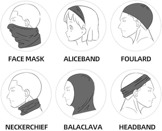 Faixa Facial Refrescante para Atividades ao Ar Livre 6/7