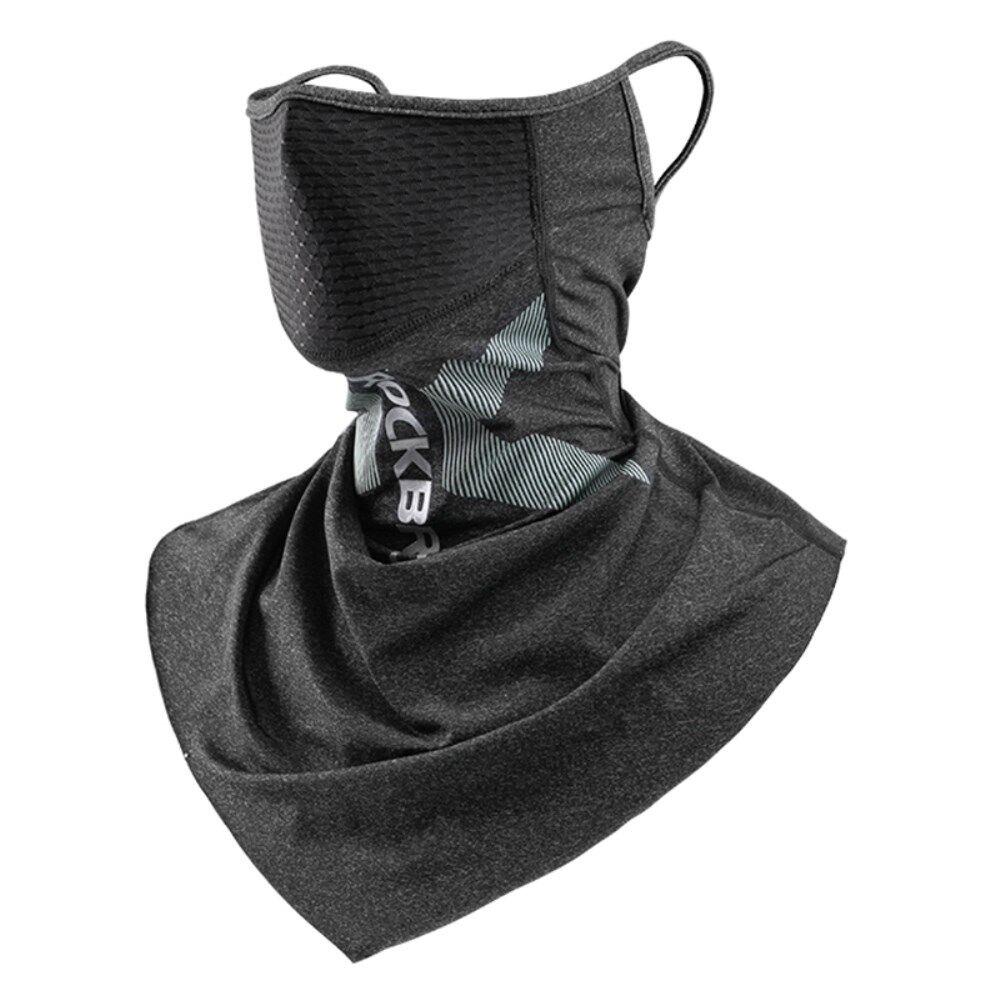 ROCKBROS Balaclava Anti-UV ROCKBROS de Tecido Gelado - Cinza