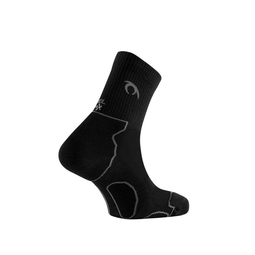 Meias Tierra Toe Four Preto/Cinza corrida Unisex Cinzento LURBEL 2/4