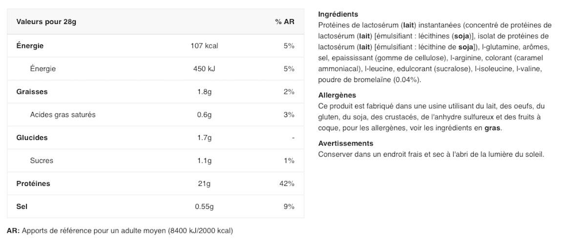 100% Pure Wei - 1 kg Gezouten Karamel Biotech USA 2/5