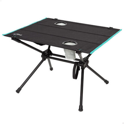 Aktive Table de camping pliante 63x56x42 cm avec porte-gobelet