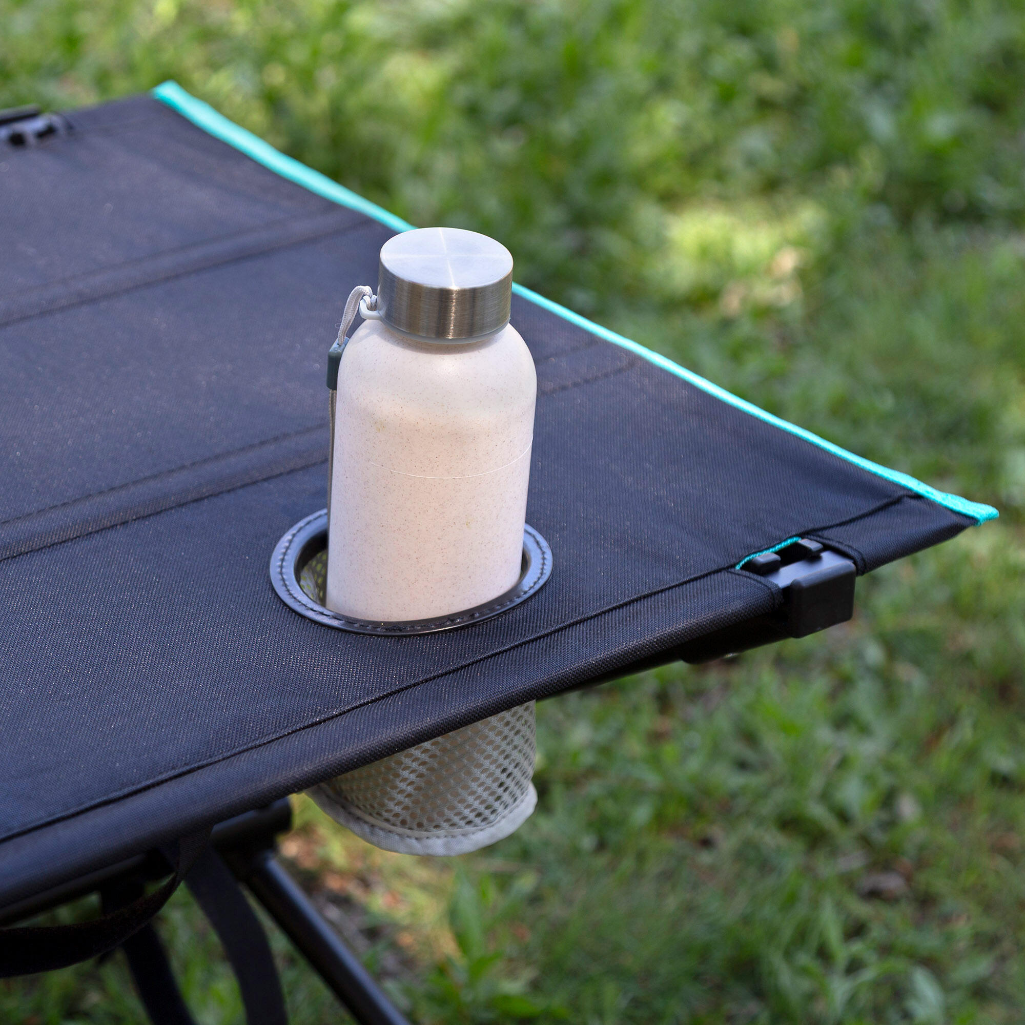 Aktive Table de camping pliante 63x56x42 cm avec porte-gobelet 5/7