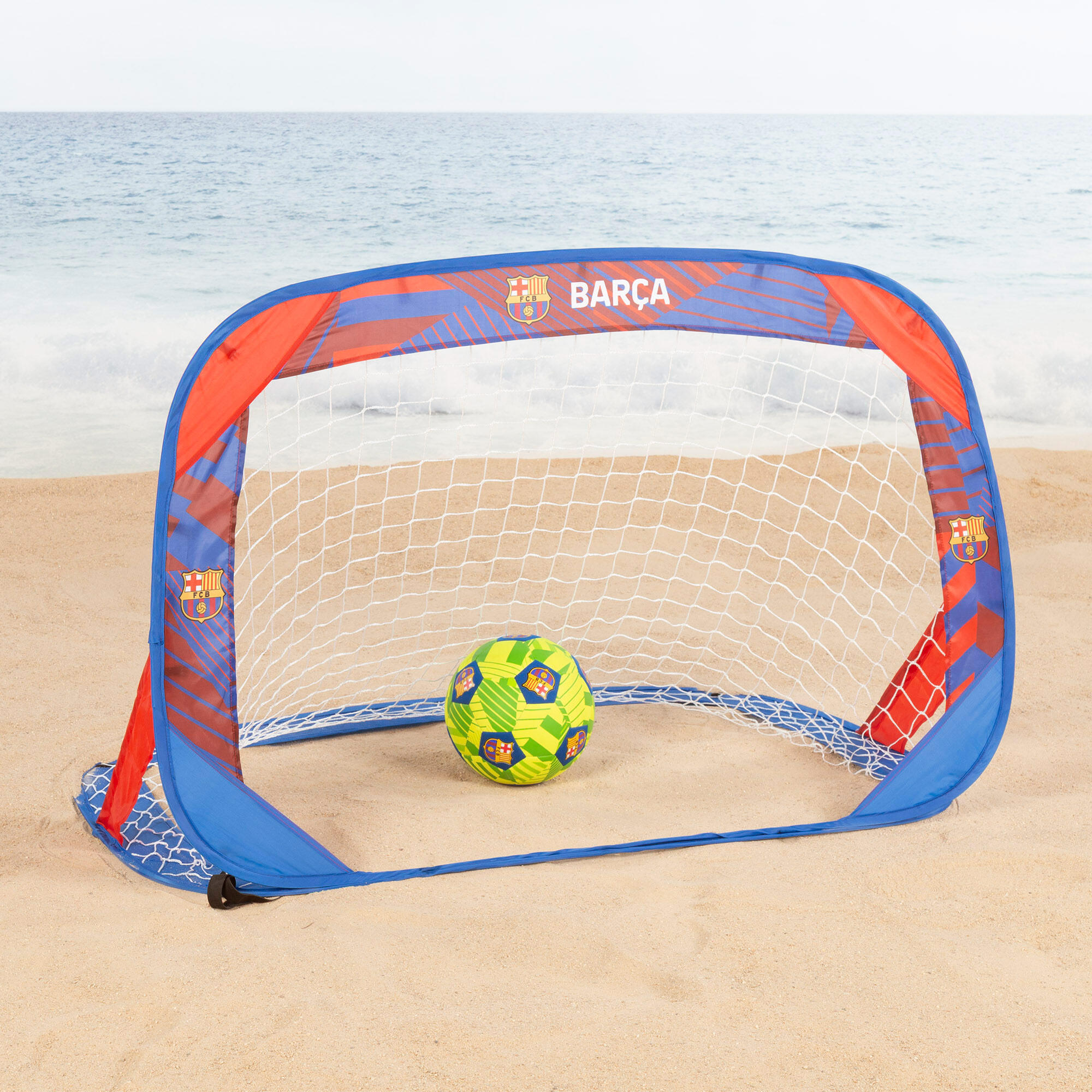 FC Barcelona Conjunto de 2 gols de futebol pop-up do 6/7
