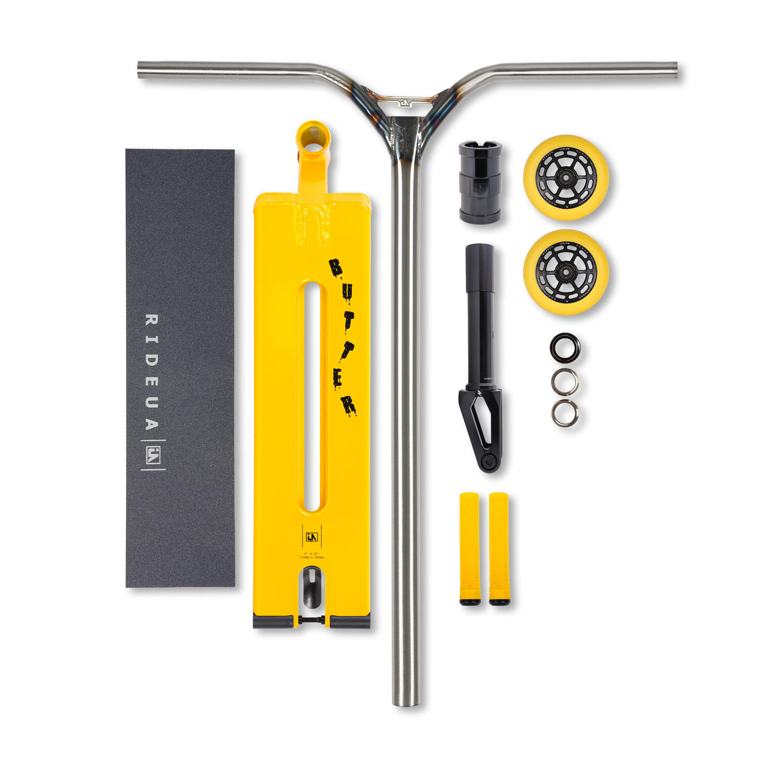 Triad - Trottinette Freestyle Street Urbanartt Custom Scooter #3 – Jaune/noir - Trottinette - Jaune - Taille Unique - Decathlon