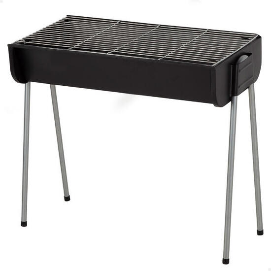 Aktive Barbecue a carbonella in acciaio (60x30x55 cm) con gambe fisse