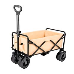 Chariot pliant Kol Outdoor pour plage et camping, 150L, ​​charge max 100 kg