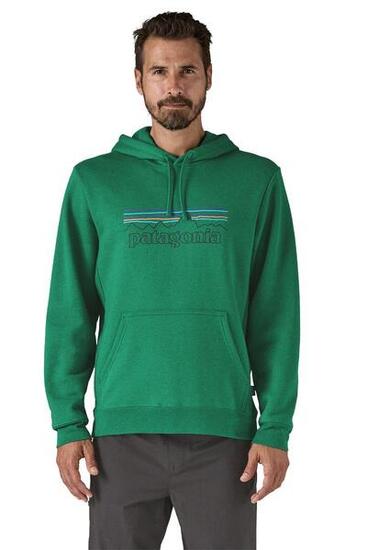 Felpa Patagonia Logo Uprisal hoodie heartleaf green