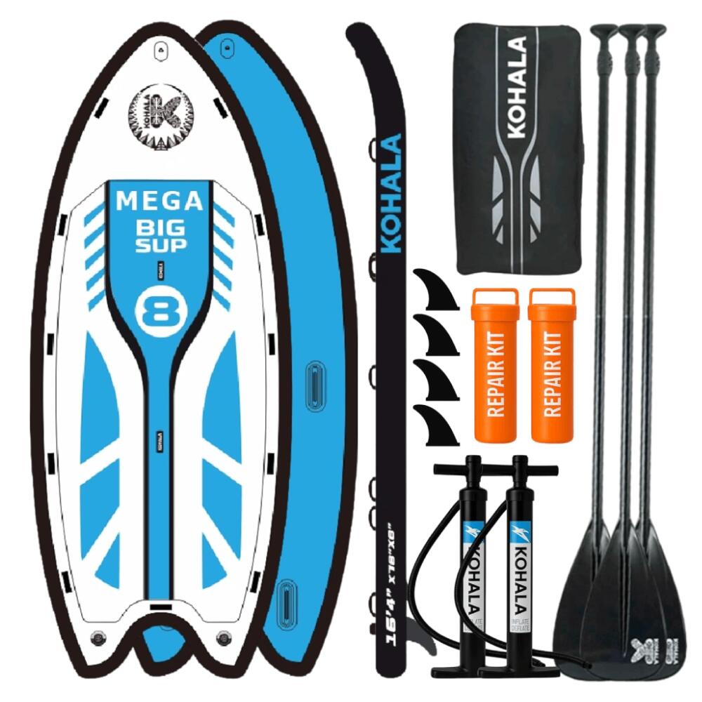 KOHALA Devessport Tabla Paddle Surf Hinchable Kohala Mega Big Sup 16″ 4 Doble Capa