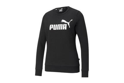 Essentials Logo Sweatshirt mit Rundhalsausschnitt Damen PUMA