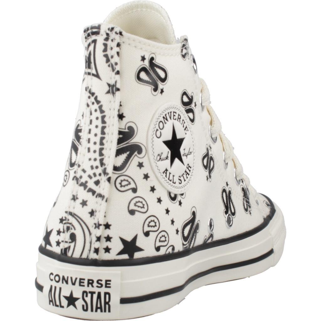 Baskets Converse Modèle Chuck Taylor All Star Paisley Couleur Blanc 3/5