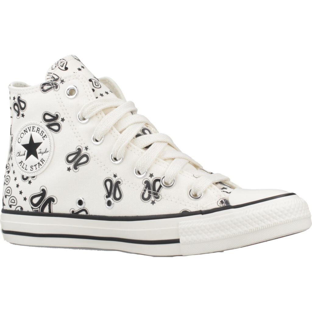 Baskets Converse Modèle Chuck Taylor All Star Paisley Couleur Blanc 5/5