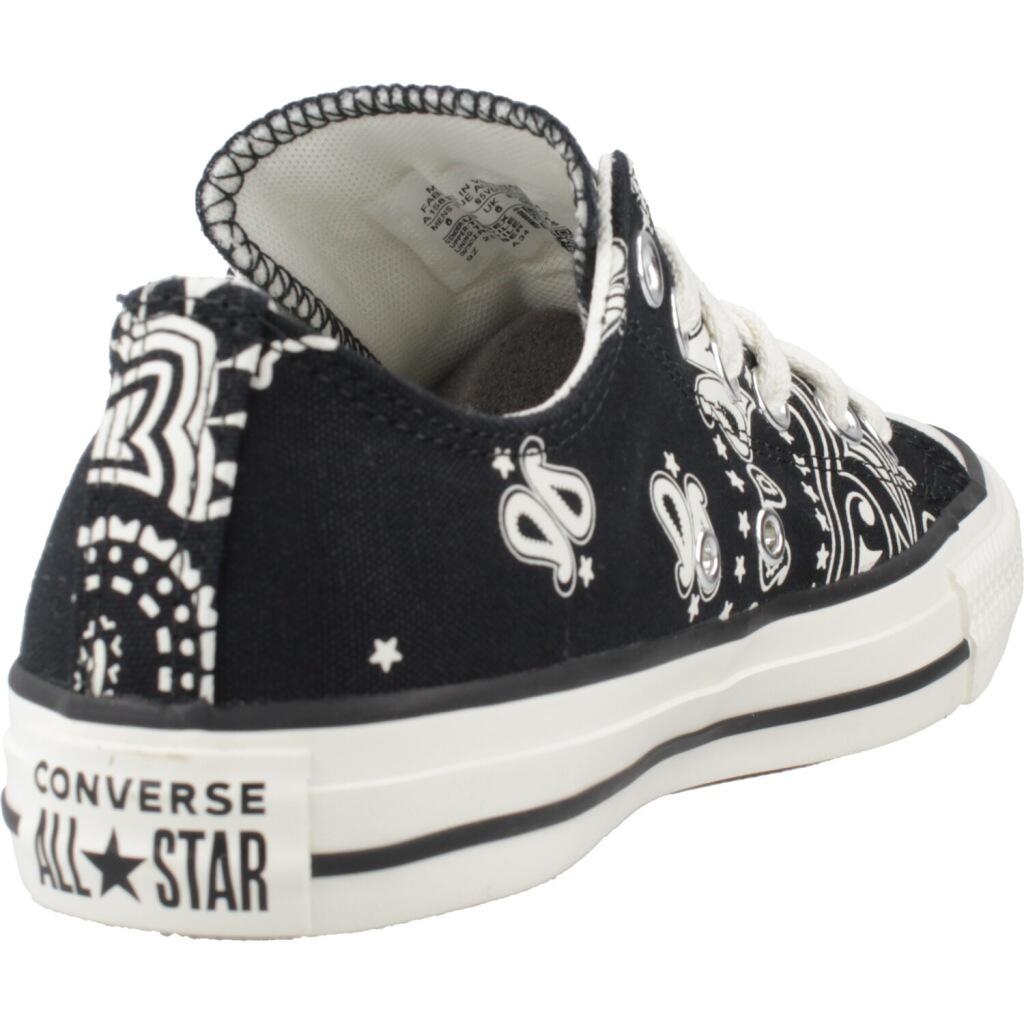 Baskets Converse Modèle Chuck Taylor All Star Paisley Couleur Noir 3/5