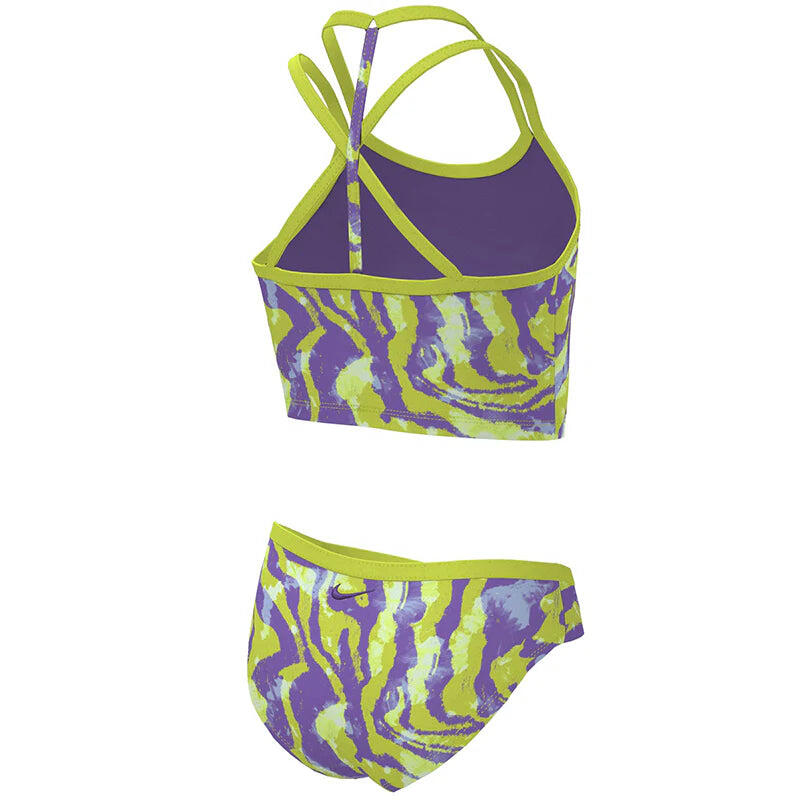 Nike Watercolor T-Crossback Midkini Mädchen 3/3