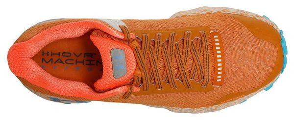 Women's Trail Running Shoes Under Armour HOVR Machina Off Road Orange Blue 3/4