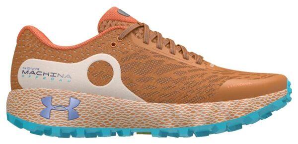 UNDER ARMOUR Women's Trail Running Shoes Under Armour HOVR Machina Off Road Orange Blue