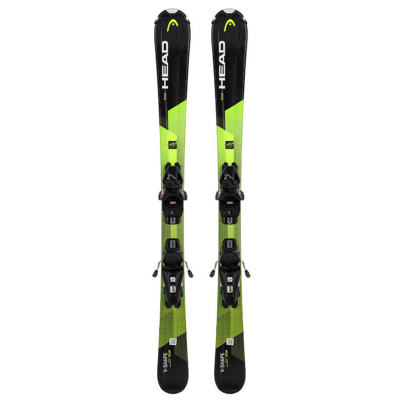Narty dziecięce HEAD V-SHAPE TEAM + wiązanie HEAD JRS 7.5 z GRIP WALK 127