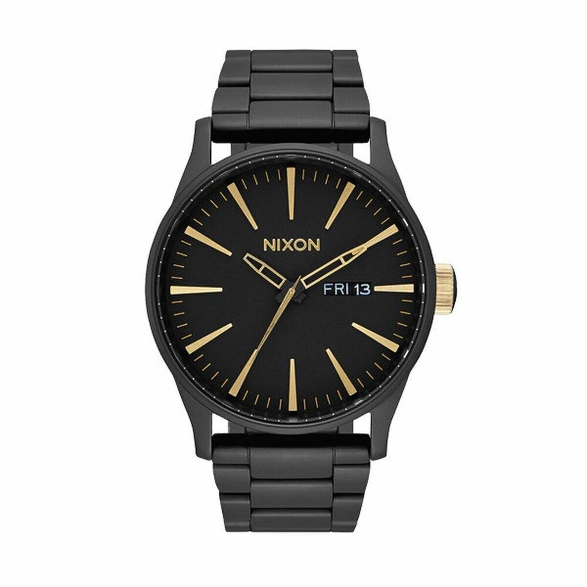 Relógio masculino nixon sentry ss preto