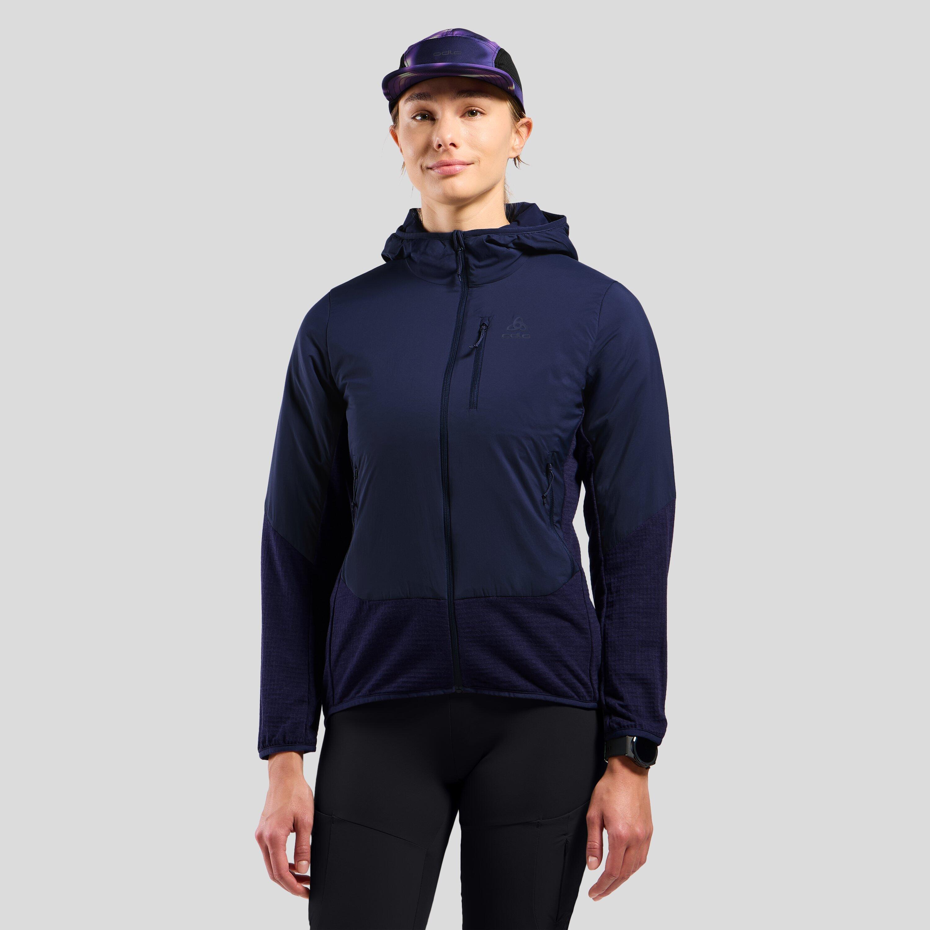 Odlo - Veste Hybride Isolante En Laine Ascent Odlo - Doudoune Synthétique - Bleu - S - Decathlon