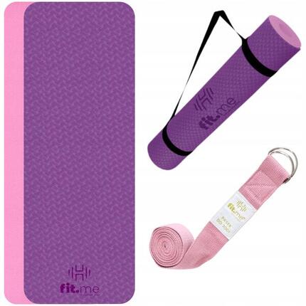 Mata do Jogi i Ćwiczeń TPE dwukolorowa Fit.Me