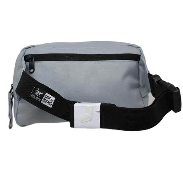 Crossbody Heuptas -Doggy Bag -Unisex - Volwassenen - 2L- Gerecycled (Blauwgrijs) 2/4