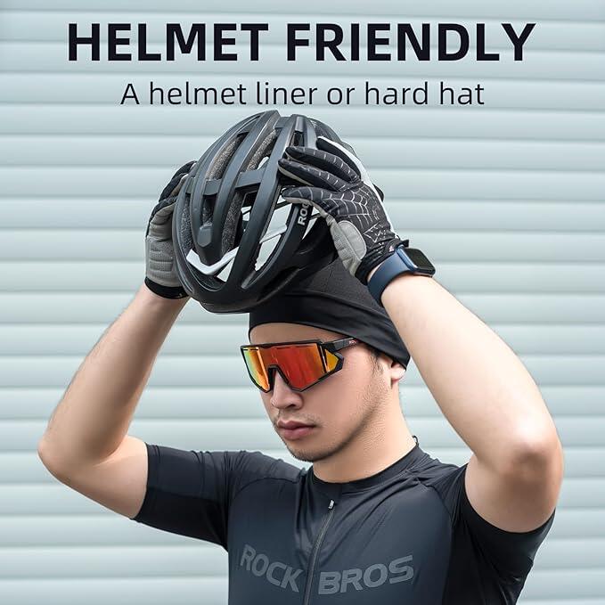 Casco Moto Kappa Berretto Per Il Sole UPF 50 Beige BAMBINO