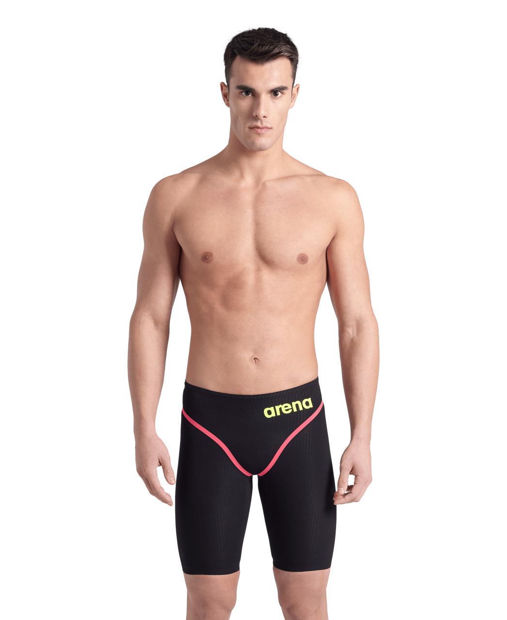 ARENA Arena Powerskin Carbon Core Fx Jammer - Zwart / Fluo Geel - Maat 34