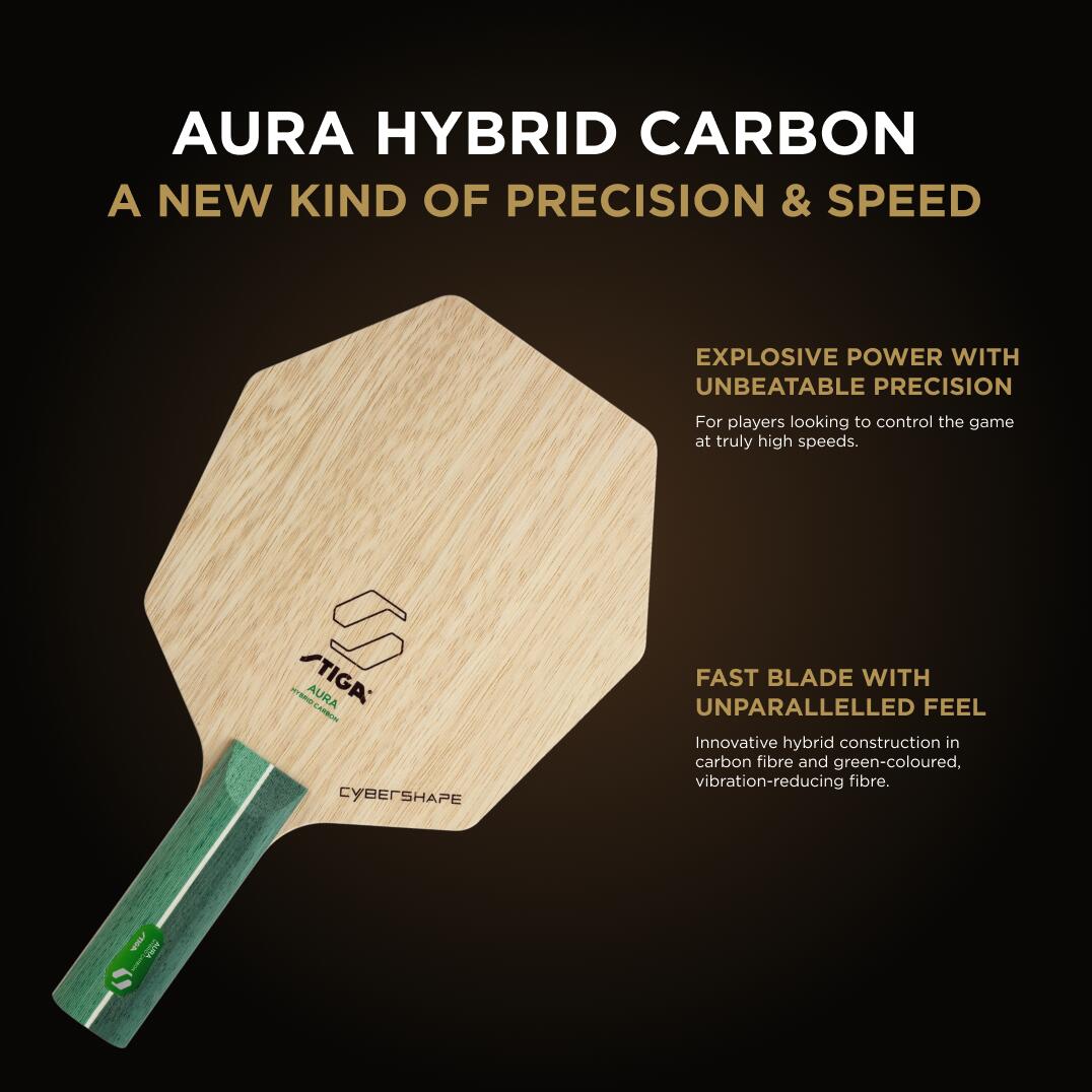 STIGA Legno ping pong Aura Hybrid Carbon 5/7