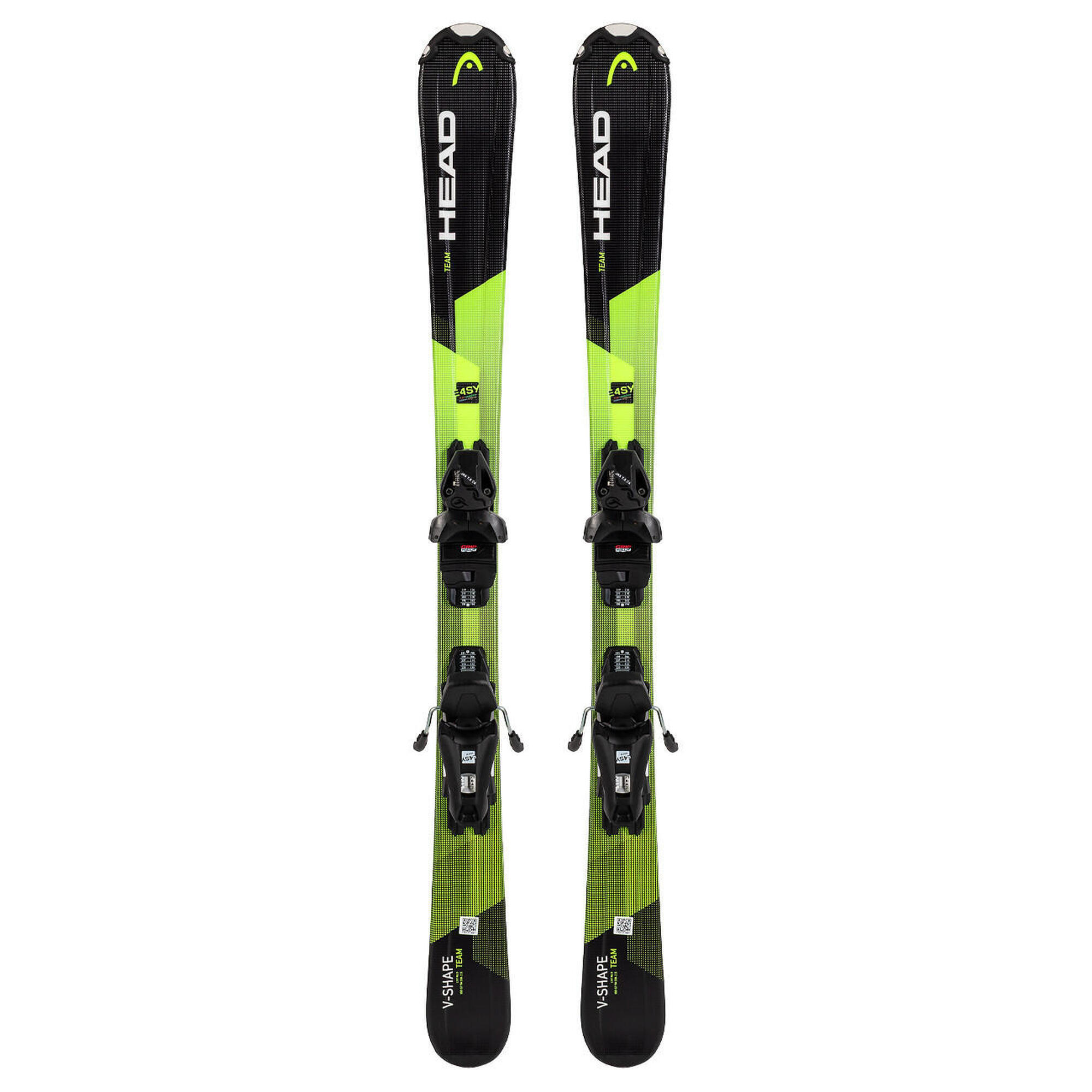 Narty dziecięce HEAD V-SHAPE TEAM + wiązanie HEAD JRS 7.5 z GRIP WALK 117