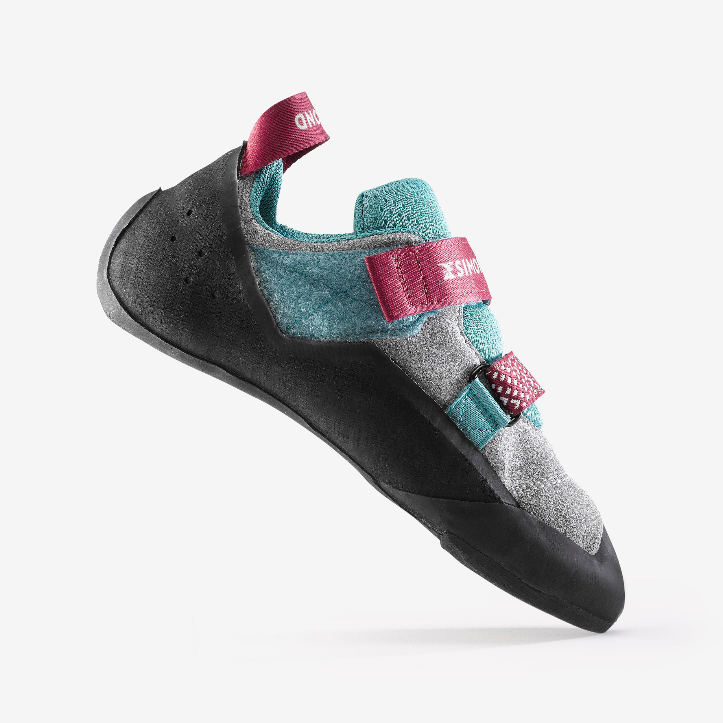 Simond - Seconde Vie - Chausson D’escalade - Klimb Turquoise - Excellent - Chausson D'Escalade - Bleu|incolore|violet - 41 - Decathlon