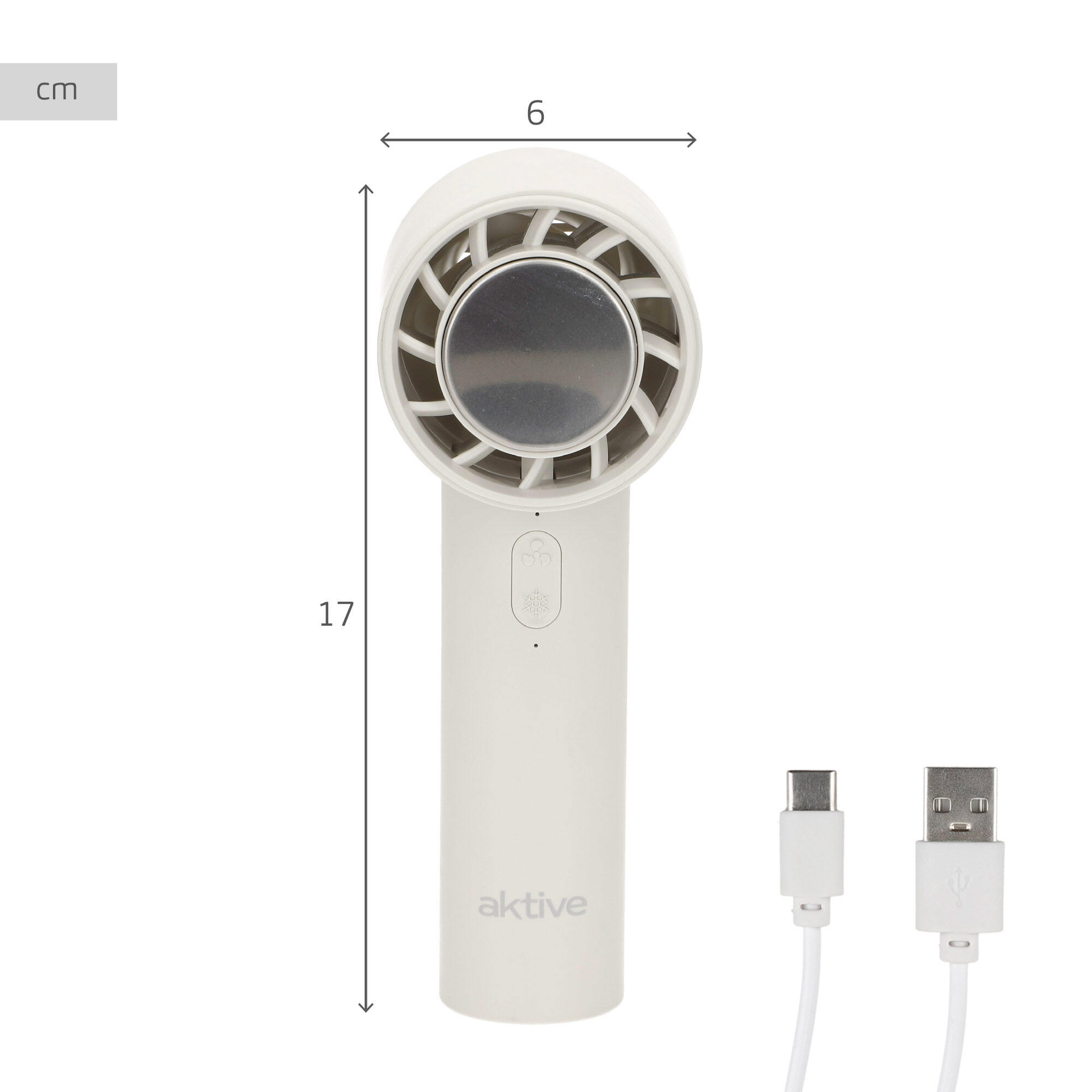 Aktive Ventilateur portable rechargeable 6x16 cm 3 vitesses 4/7