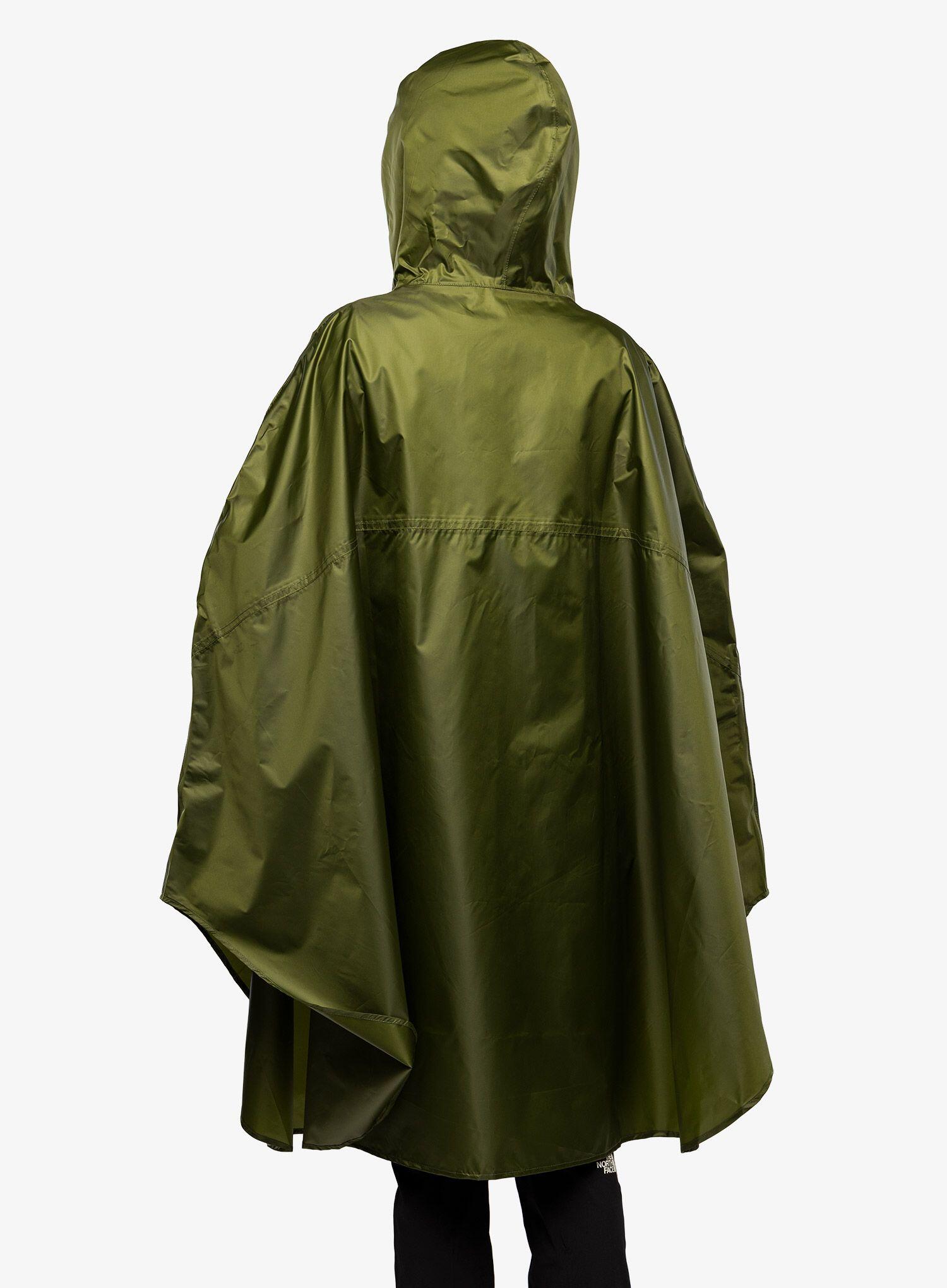 Poncho imperméable Trekmates ROVE léger polyester vert semi‑circulaire 100 cm 5/7