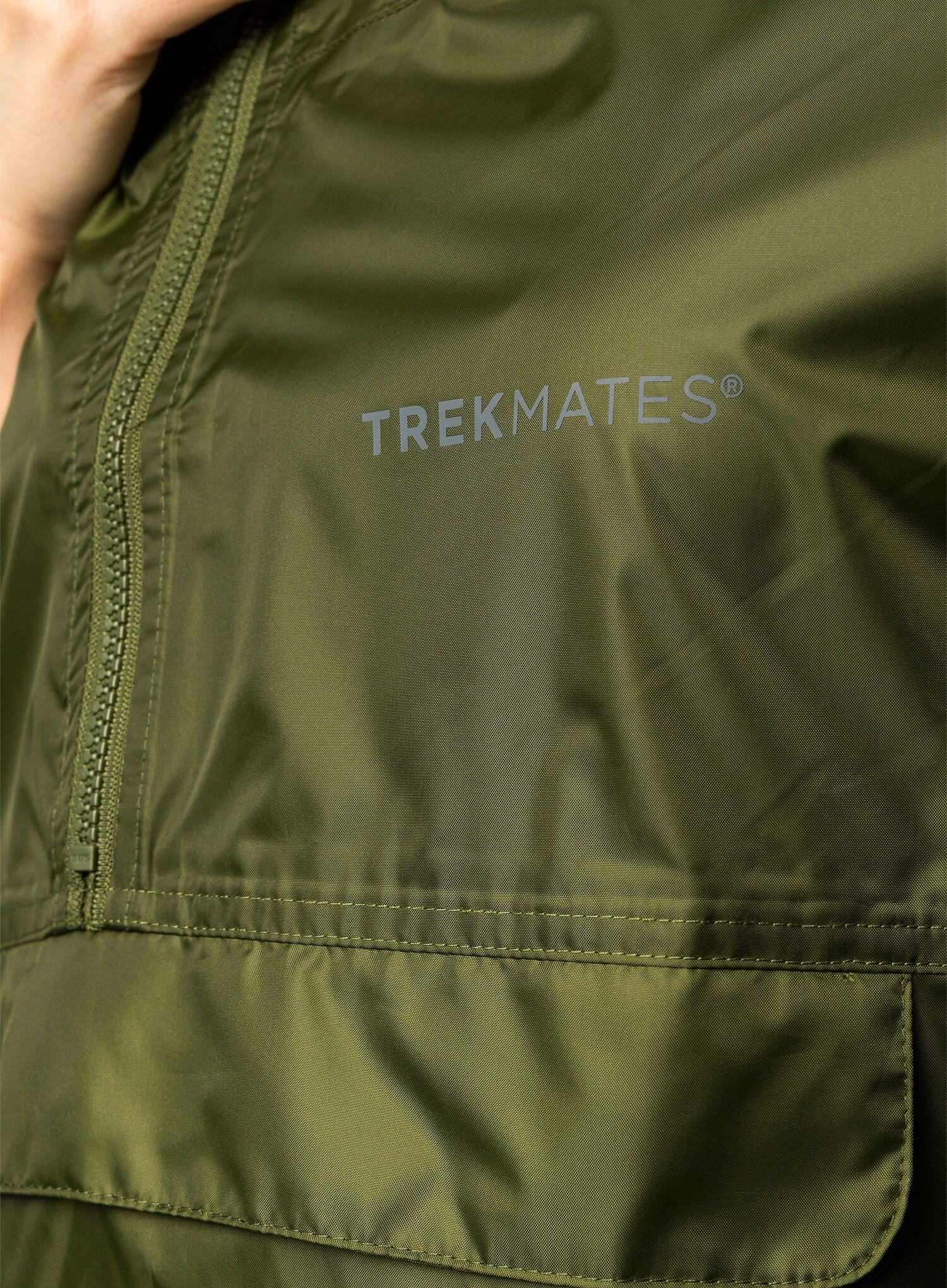 Poncho imperméable Trekmates ROVE léger polyester vert semi‑circulaire 100 cm 7/7