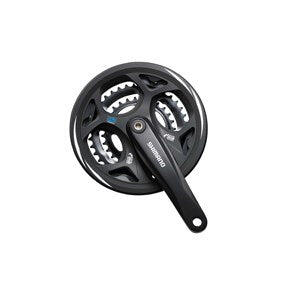 SHIMANO Shimano Altus M311 Crankstel 7/8 versnelling 48x38x28t 175mm Zwart
