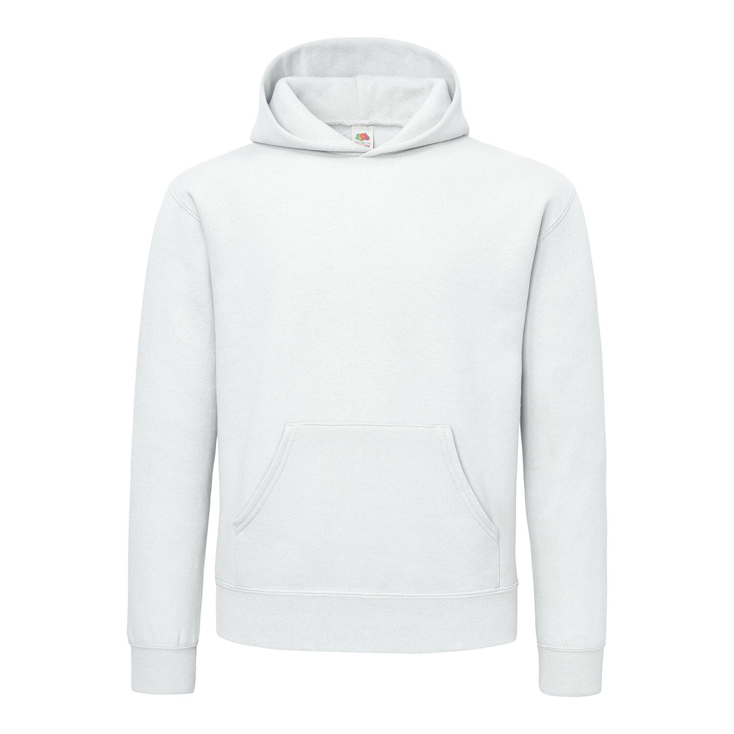 Felpa Con Cappuccio Uomo Fruit Of The Loom Bianco 2/3