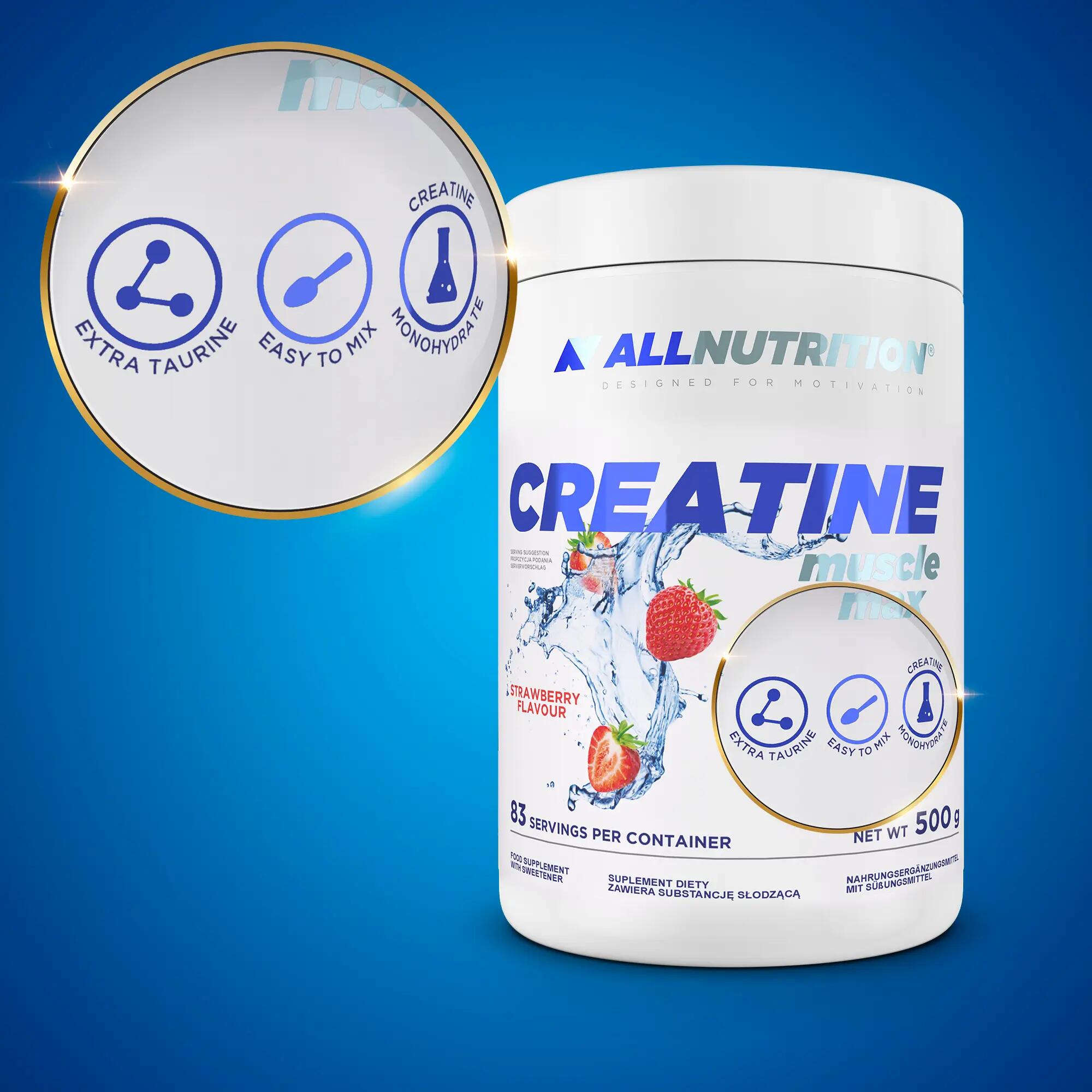 Allnutrition Creatine Muscle Max 500g Lemon 5/5