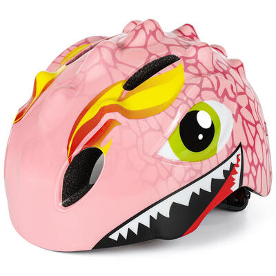 Fahrradhelm Kinder - Kinderhelm Dino XS orange/rot