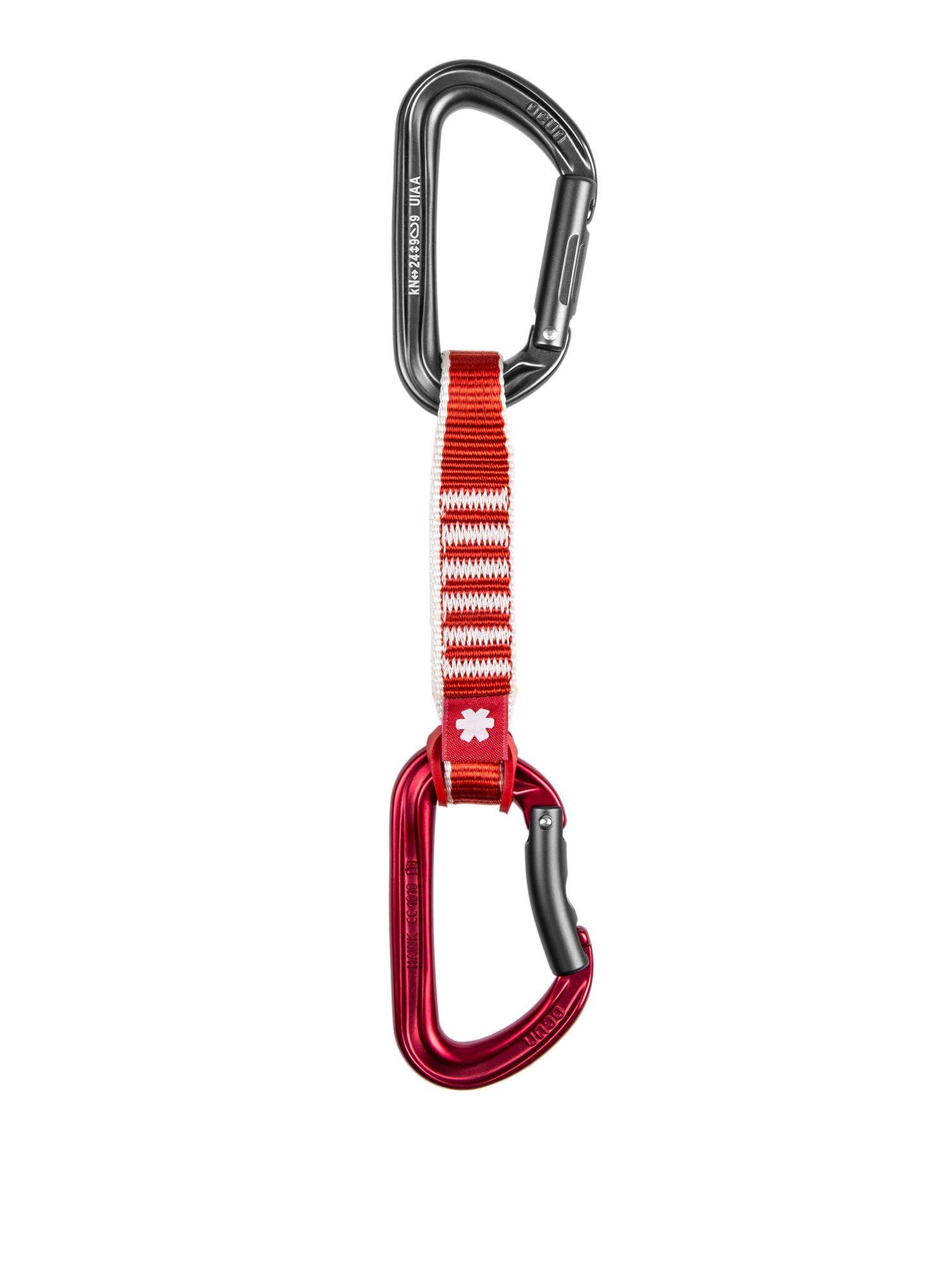 Dégaines Hawk QD Zoom PA pack de 5 rojo 15-22 mm ligeras y robustas 2/5