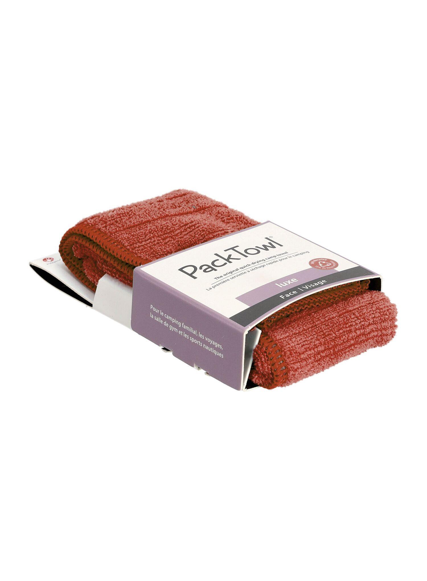 Ręcznik turystyczny PackTowl Luxe Face - terracotta 3/5