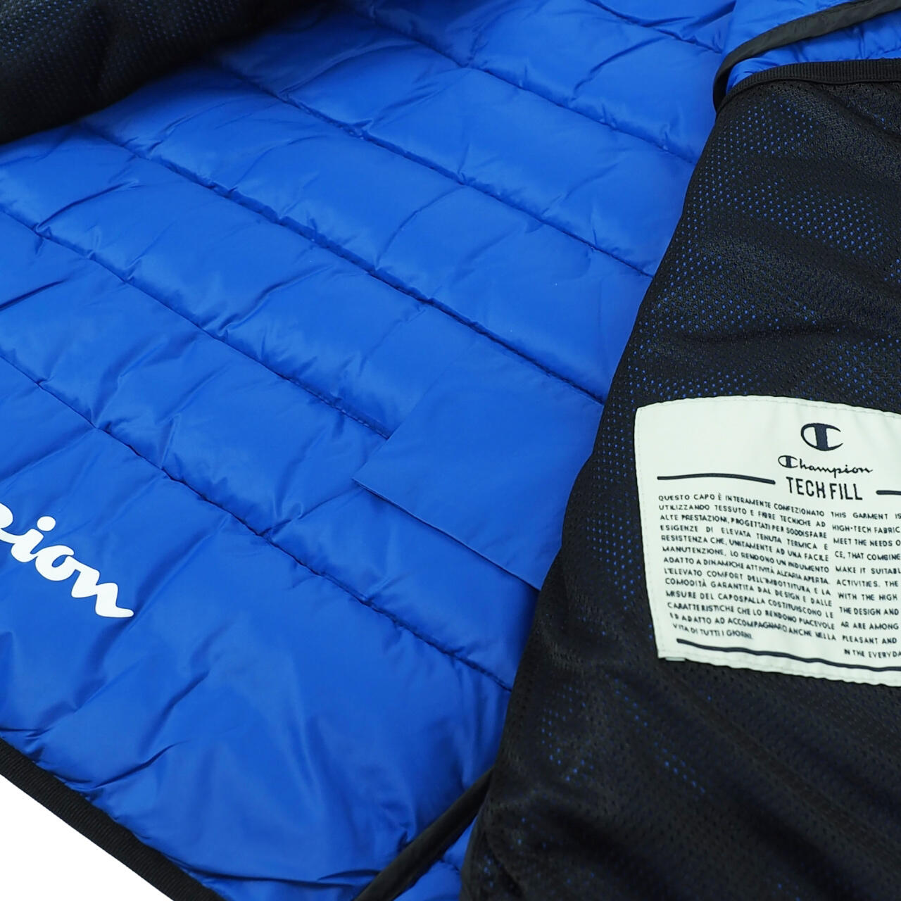 Champion veste matelassée homme avec capuche 3/4