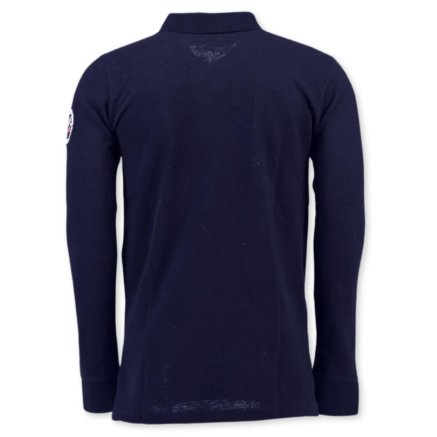 Koszulka męska Geographical Norway Kiobrasil granatowa polo