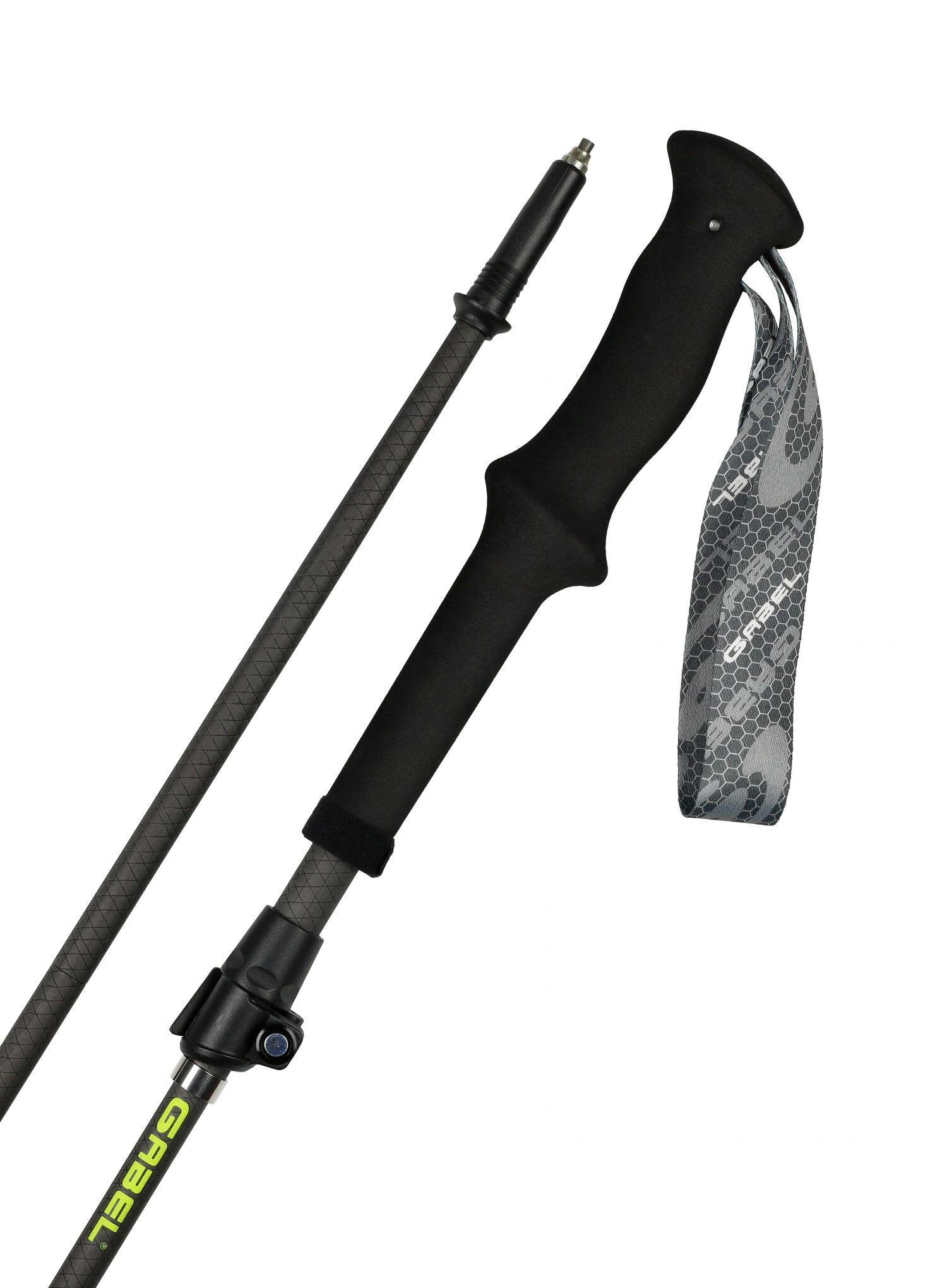 Bastón de trekking CARBON FEATHER XTS (1 PAR) Gabel negro 4/7