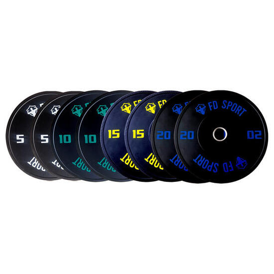 100 kg dischi bumper FDBT foro 50 mm